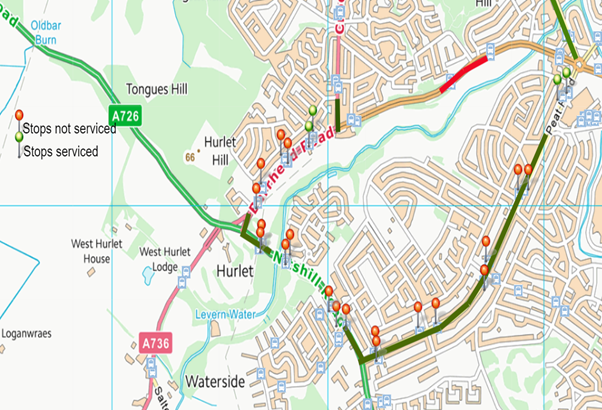 Services 3 & X8 Barrhead Road closure. | First Bus