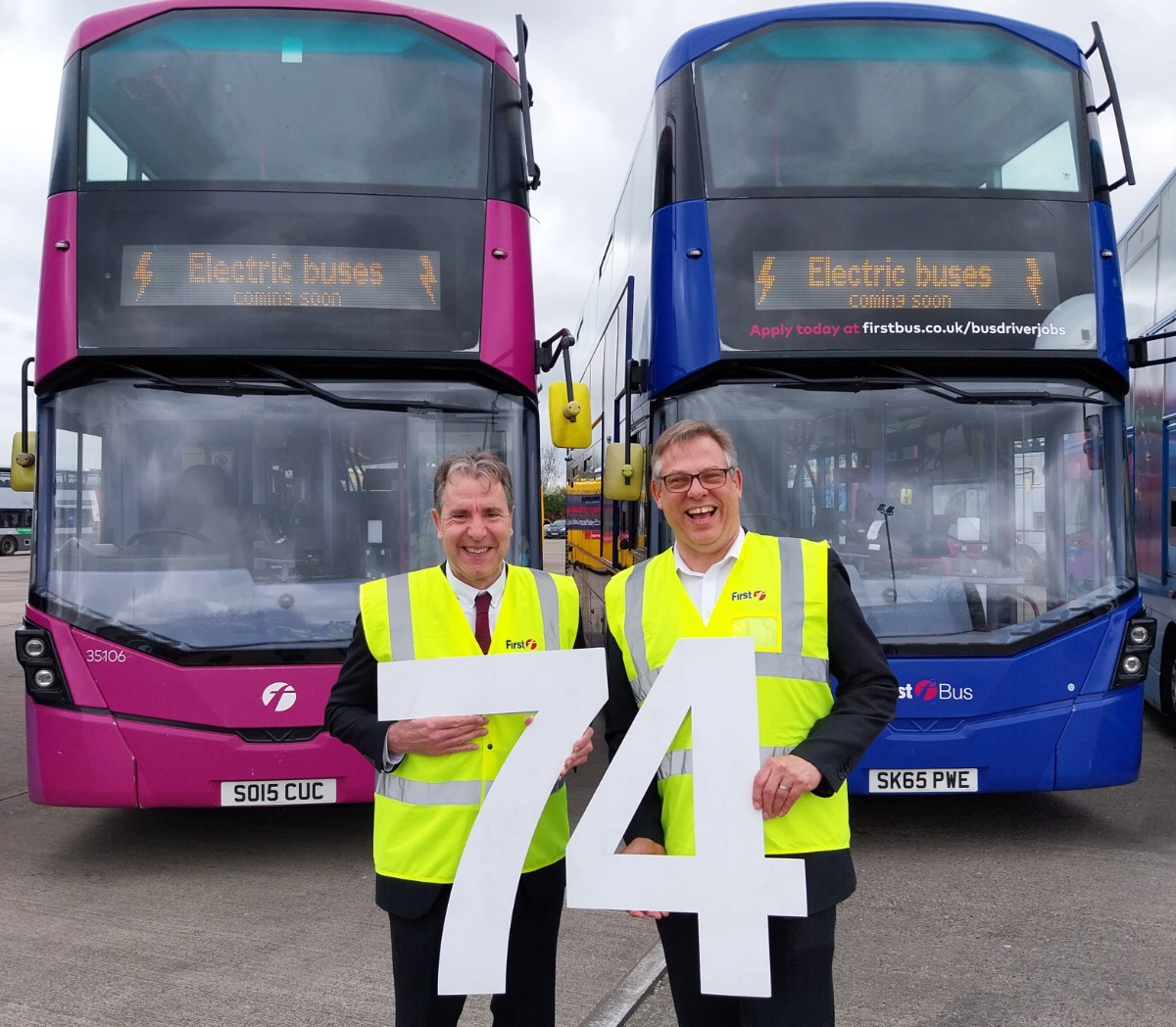 74 new electric buses in Bristol