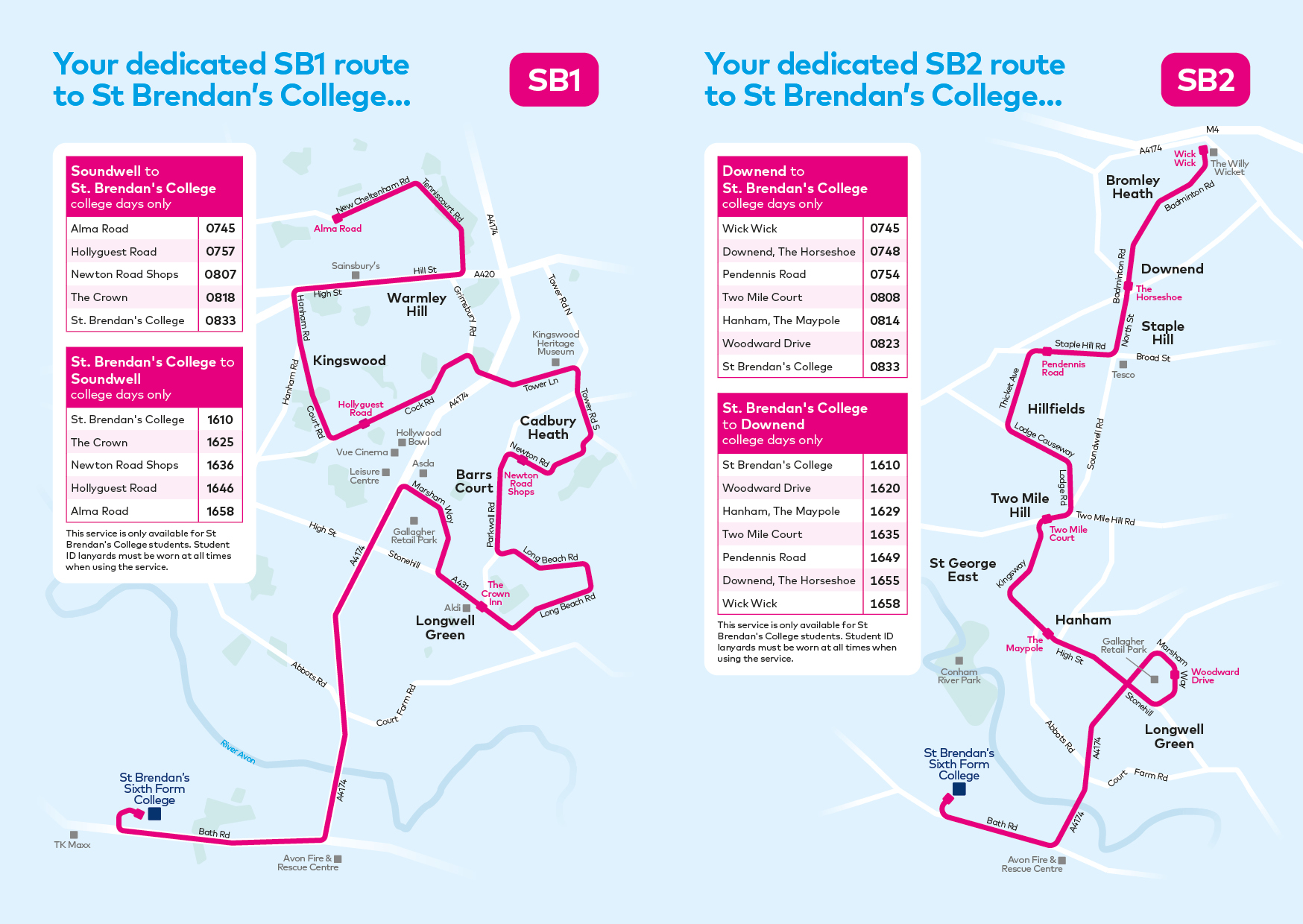 St Brendan's Sixth Form College | First Bus