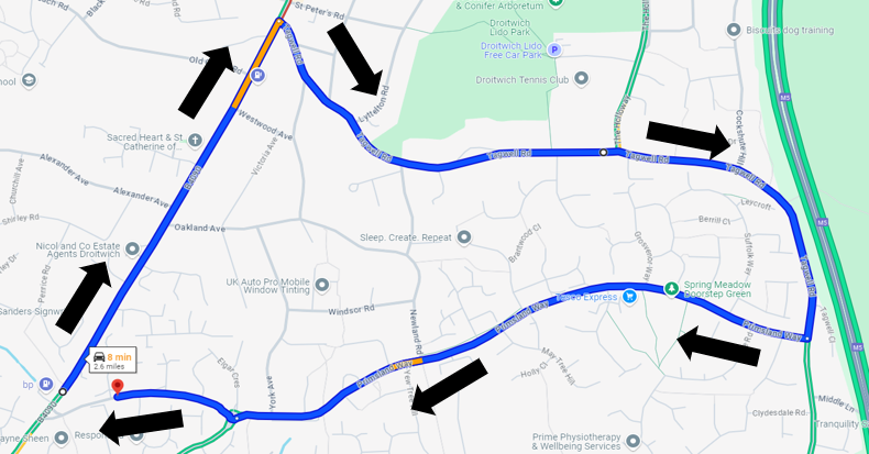 S2 route change