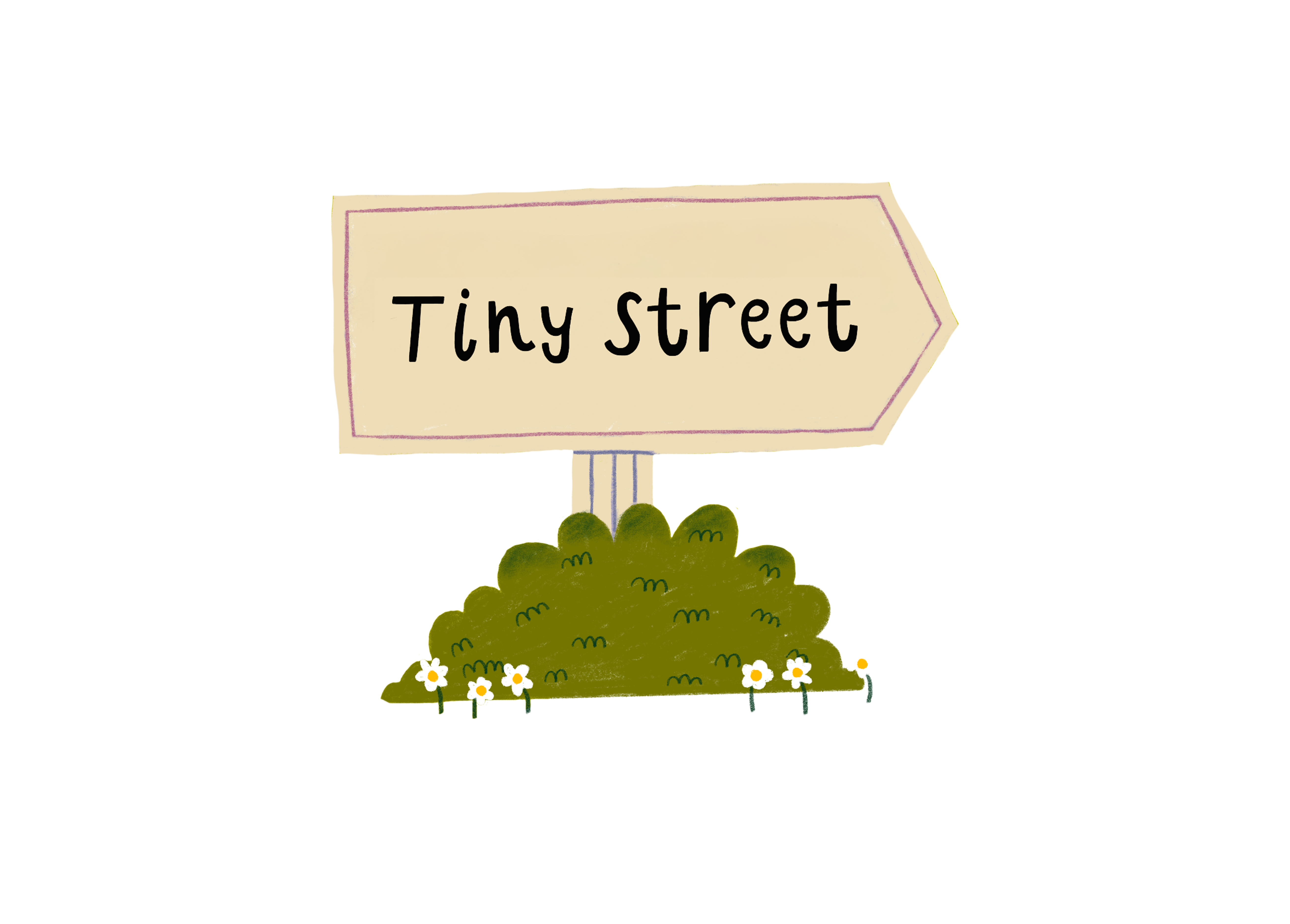 Tiny Street sign