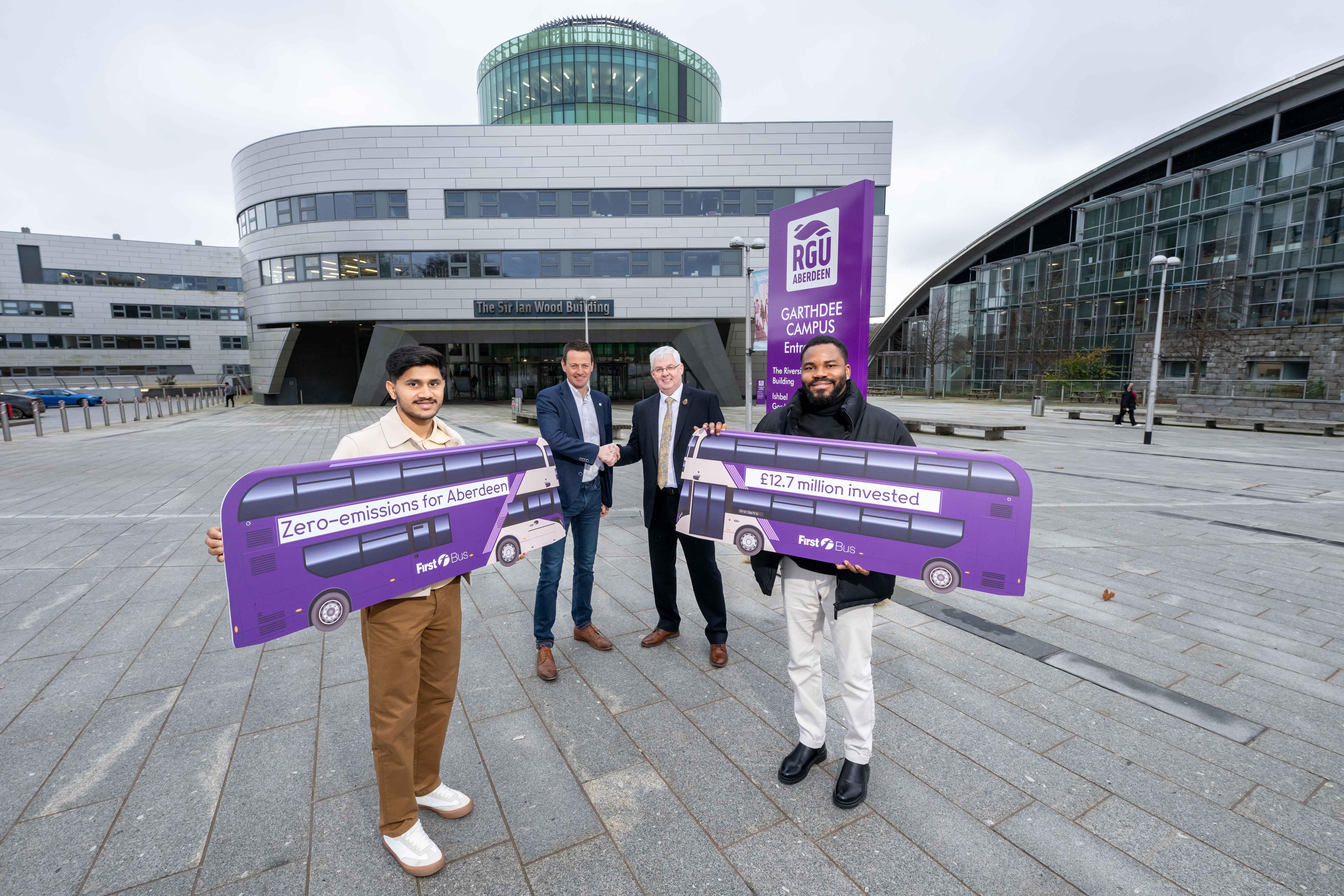 First Bus partnering with RGU to announce EV investment