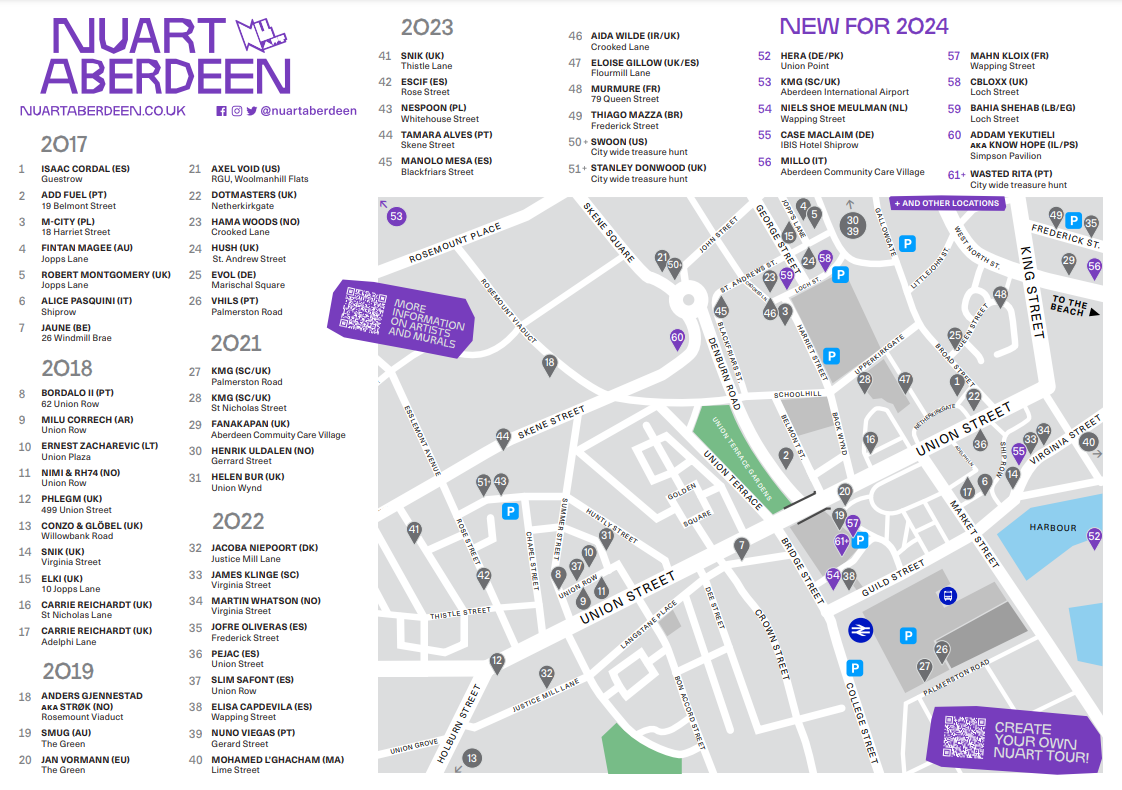 Nuart Aberdeen Map