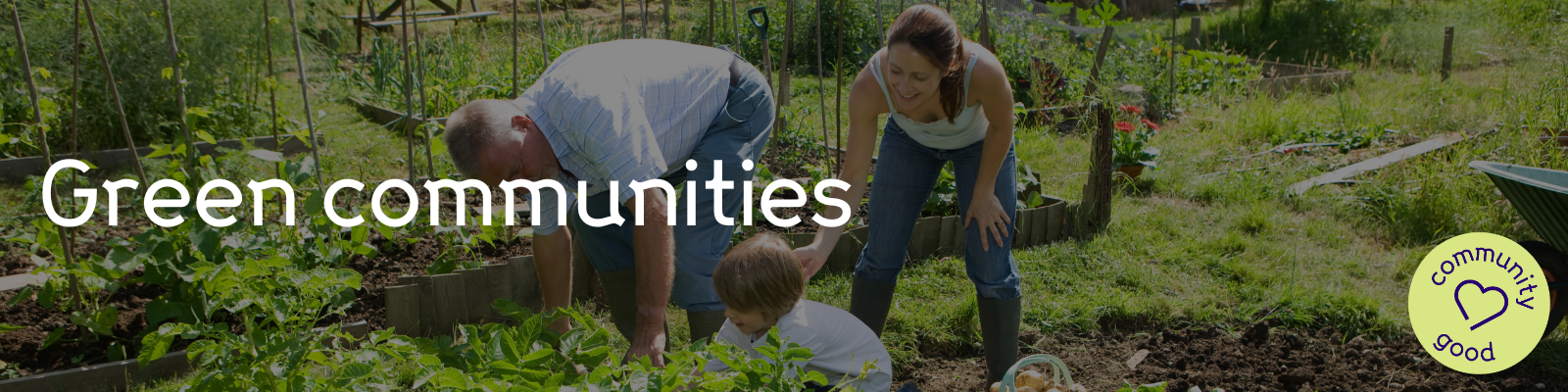 Green communities banner