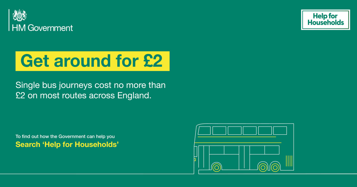 Government - £2 Single Bus Fare  