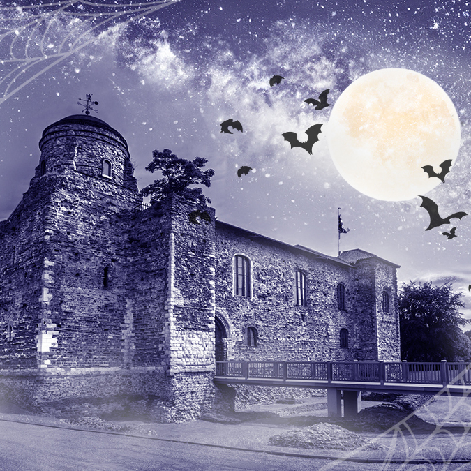 Spooky edit Colchester Castle photo