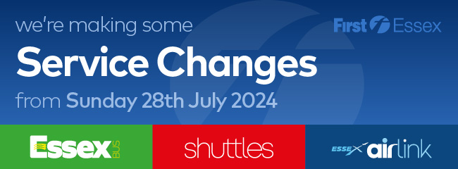 FEX Service Change Banner - from 28th July 2024