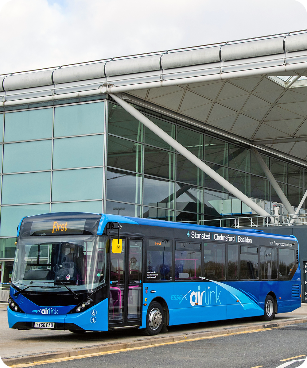 X10 Airlink bus photo at Stansted Airport