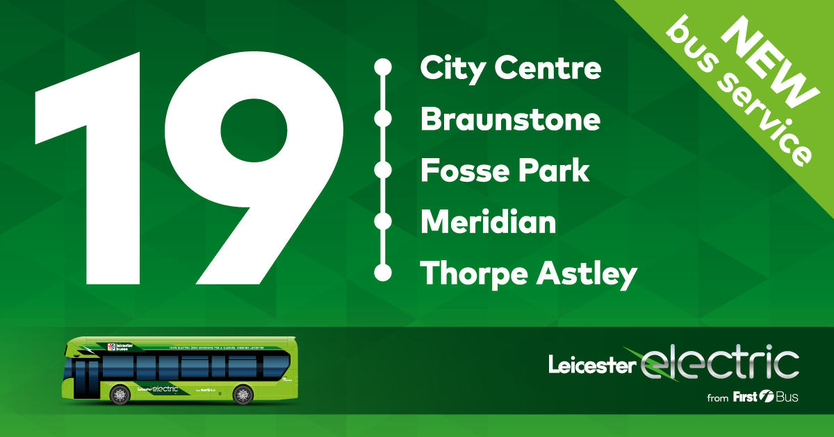 route 19 to Fosse Park