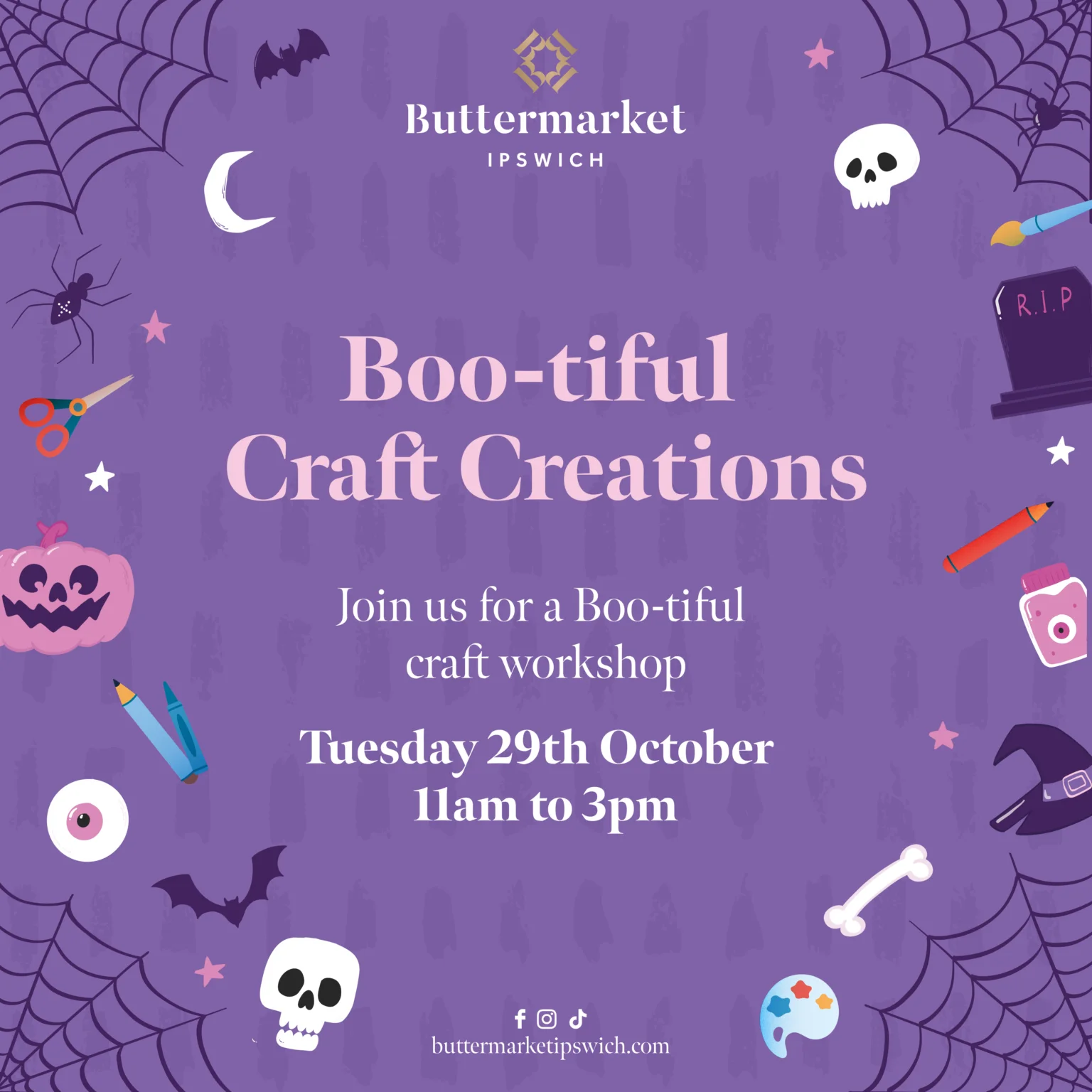 buttermarket halloween graphic