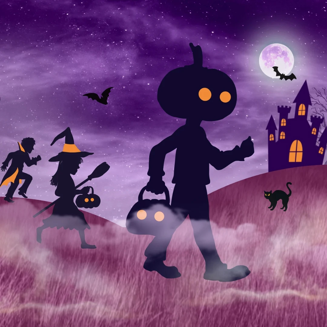 Framlingham Castle Halloween half term graphic