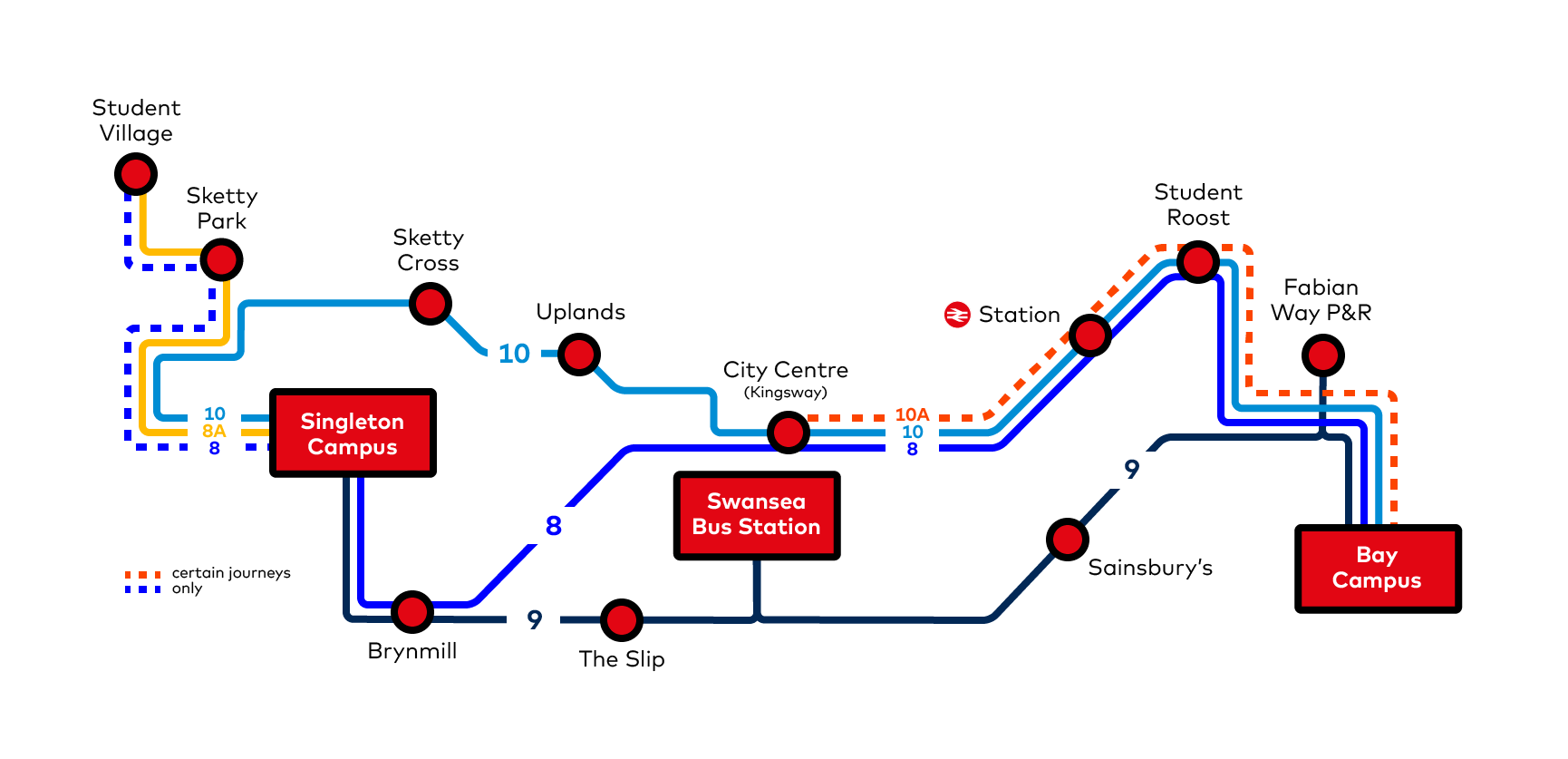 Swansea University | First Bus