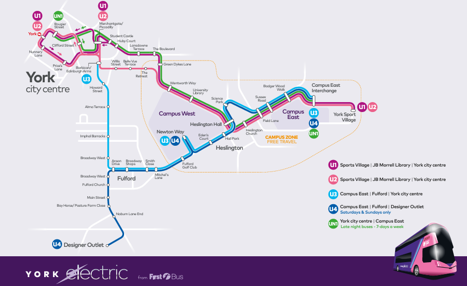 York Student Map