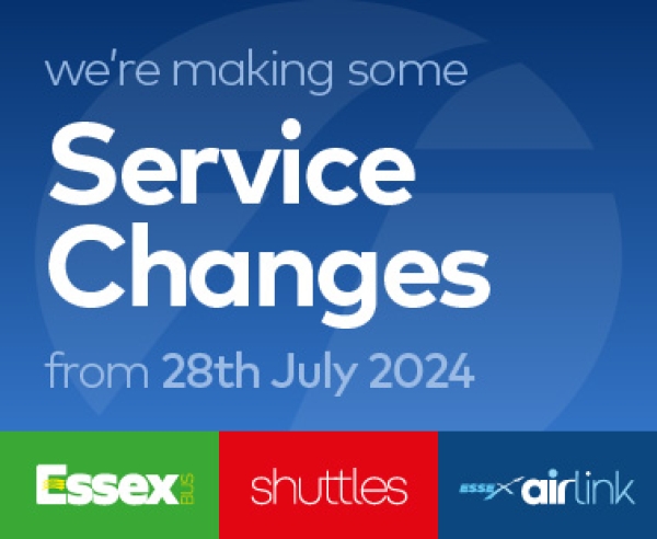 Service Changes from Sunday 28th July 2024